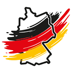 a black line with red yellow and black colors